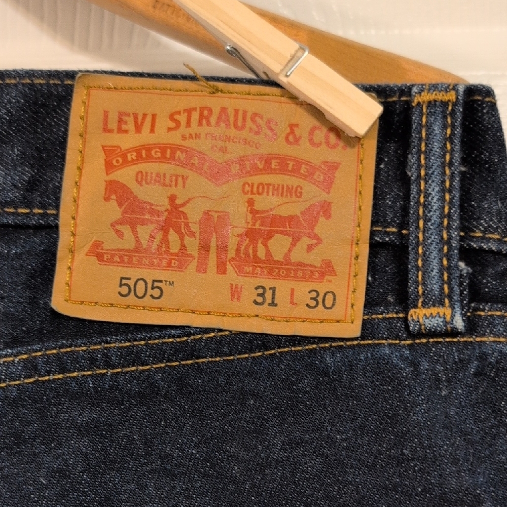 Levi's Dark Blue Straight Jeans